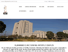 Tablet Screenshot of icsi.com.pk